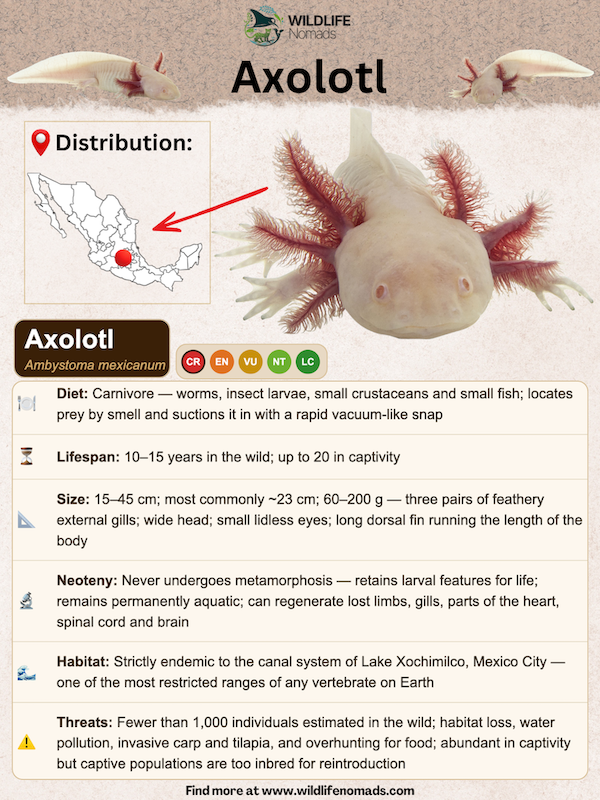 Axolotl specie profile