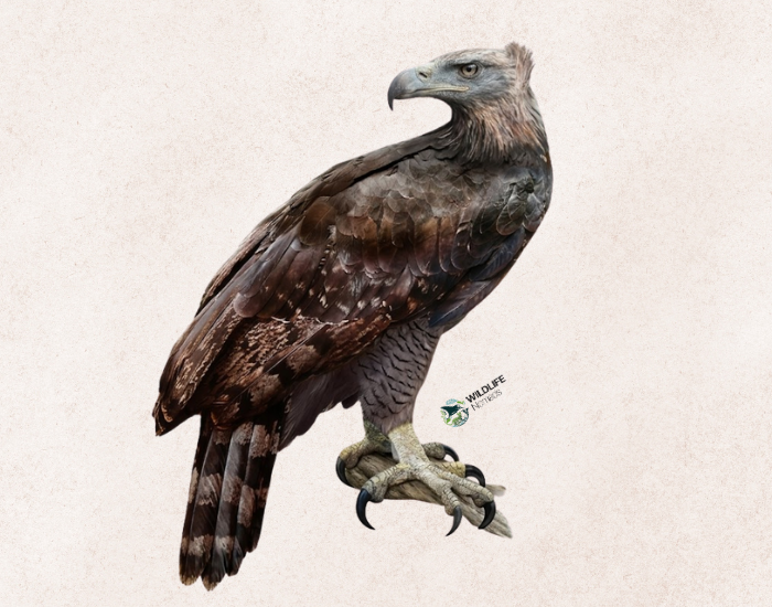haast's eagle illustration with no background