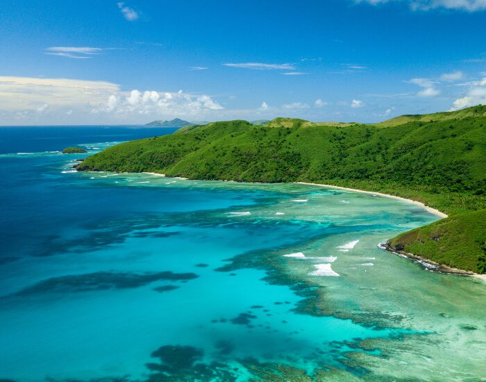 Fiji Islands aerial photo of. abeach