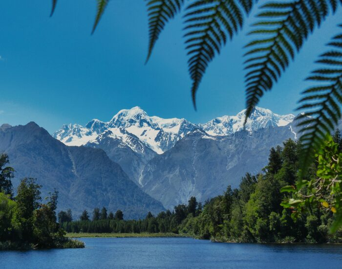 Sebastien Vicon Lake Matheson and the View of Mountains in New Zealand
