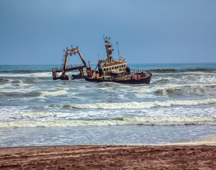 shipwreck on the coast of Skeleton coast