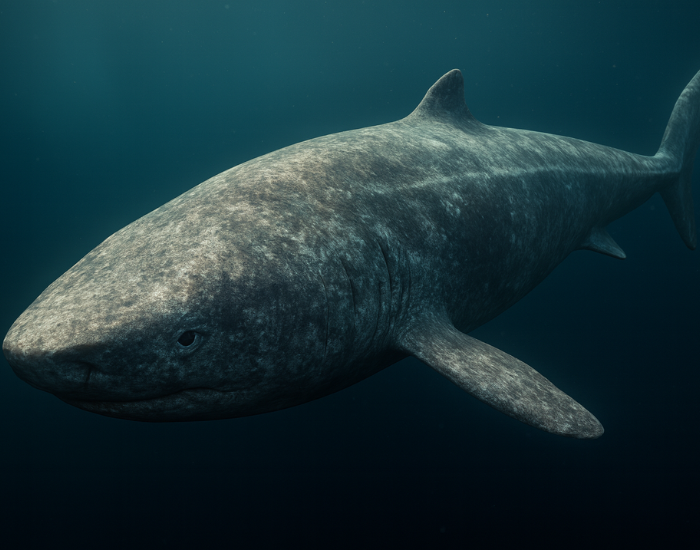 shark-greenland.webp Greenland shark swimming illustration