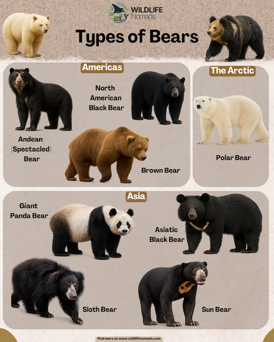 Different-species-of-Bears-infographic.webp Types of bear infographic