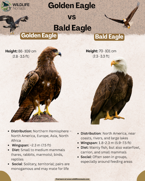 golden-eagle-vs-bald-eagle-comparison-infographic.webp infographic shwoing difference sbetween a golden eagle and a bald eagle