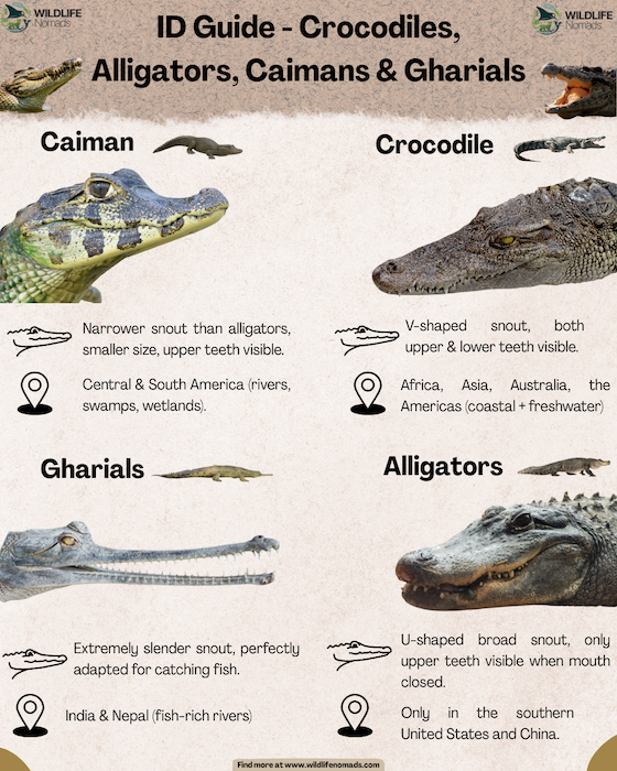 snout-guide-for-Identify-Crocodiles-Alligators-Caimans-Gharials.webp id to identify crocodiles, alligator, gharials and caiman throuhg head and snout