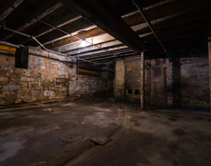Dark basement