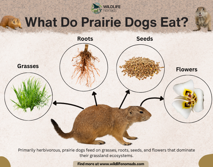 prairie-dog-diet.webp infographic showing the diet of a Prairie Dog