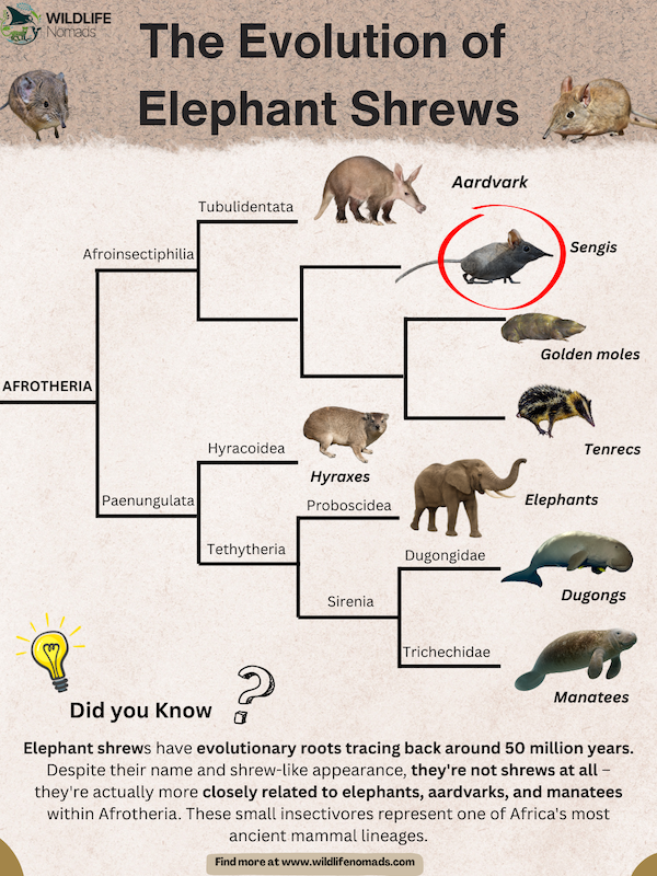 The-Evolution-of-Elephant-Shrews.webp The Evolution of Elephant Shrews infographic