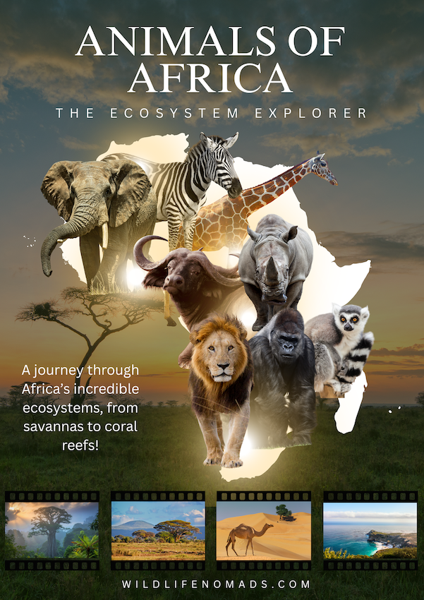 Animals of Africa ecosystem explorer e-book