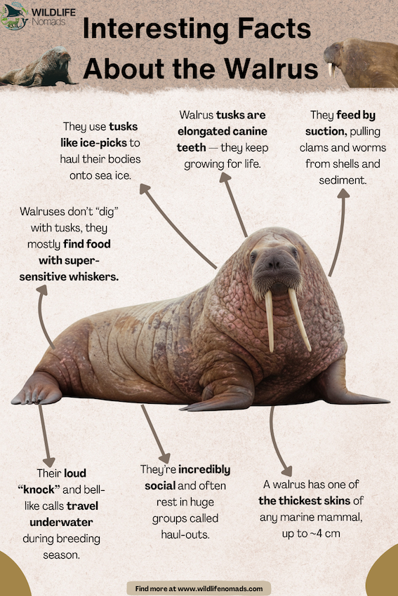 Interesting-Facts-About-the-Walrus.webp Interesting Facts About the Walrus infographic