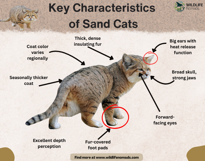 Key-Characteristics-of-Sand-Cats.webp Key Characteristics of Sand Cats infographic
