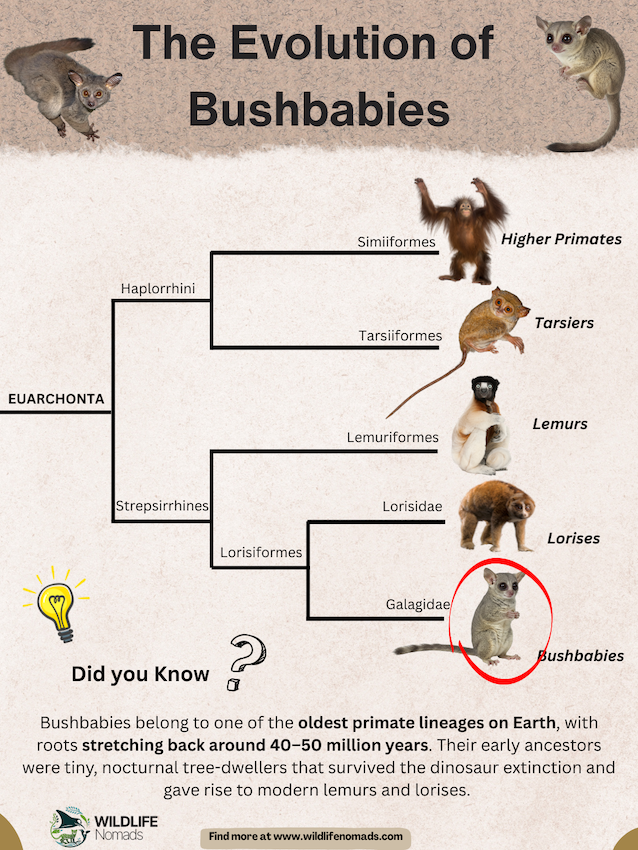 The evolution of the Bushbaby infographic