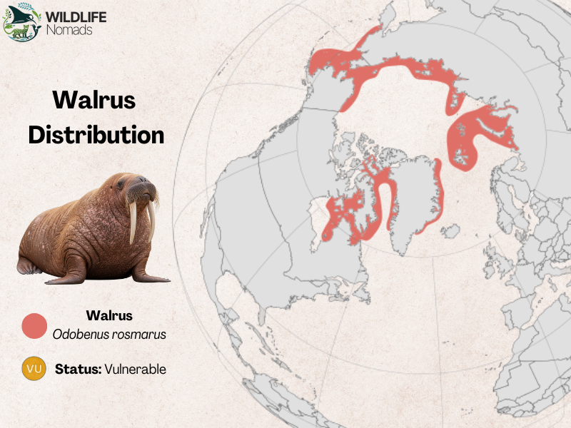 Walrus-Distribution.webp map showing the distribution of the walrus