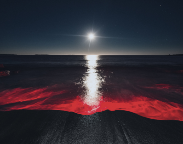 Red tides at night