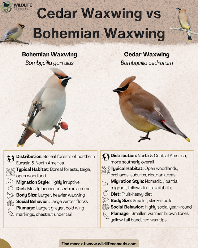 Cedar-Waxwing-vs-Bohemian-Waxwing-infographic-by-wildlife-nomads.webp Cedar Waxwing vs Bohemian Waxwing infographic