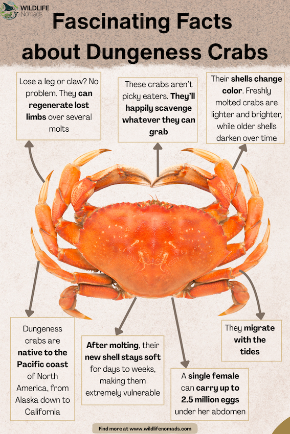 Fun-Facts-about-Dungeness-Crabs.webp Facts about Dungeness Crabs infographic