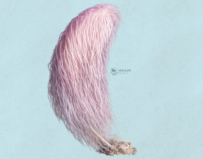 Iridogorgia-chewbacca-The-Chewbacca-Coral.webp Chewbacca Coral illustration with blue background
