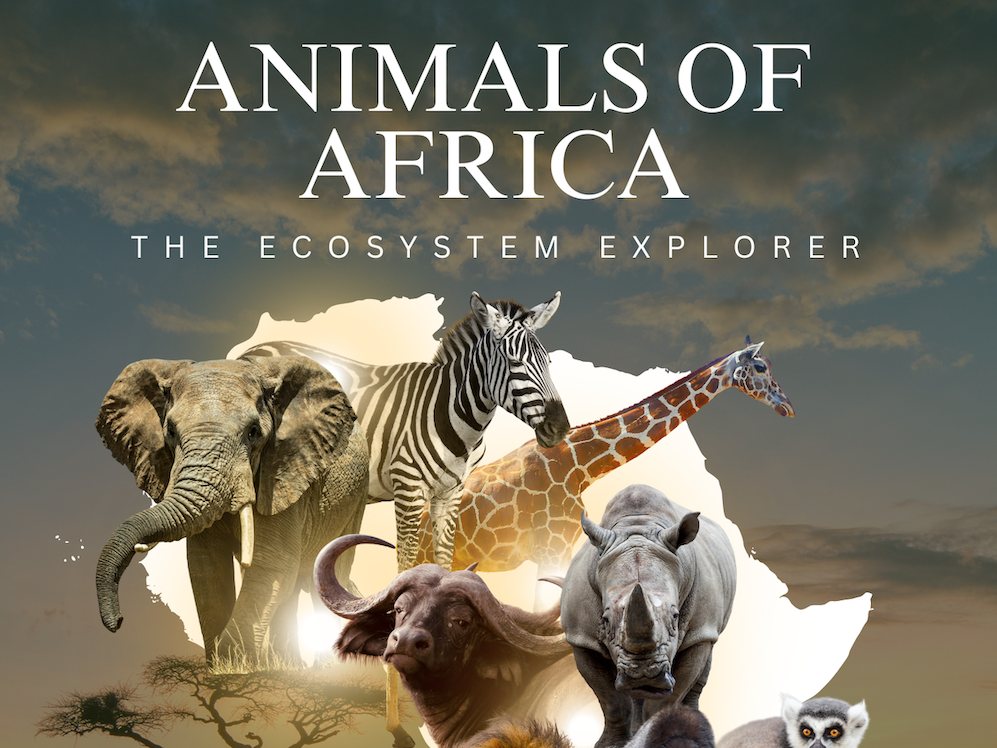 Animals of Africa ecosystem explorer e-book cover