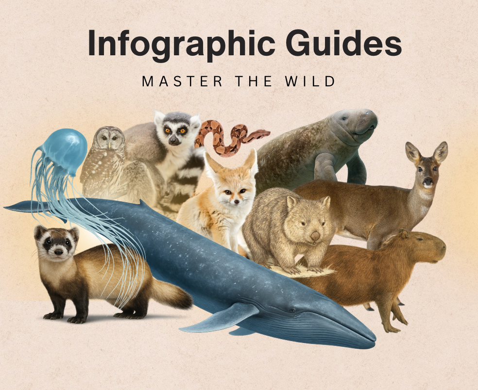 Wildlife infographic guides PDF