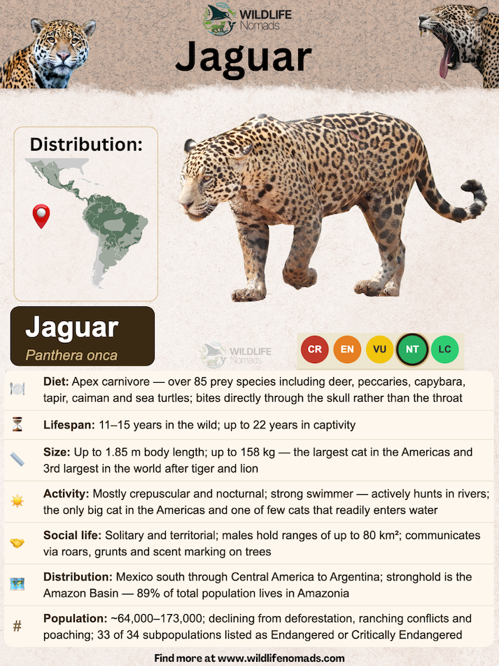 jaguar species animal profile