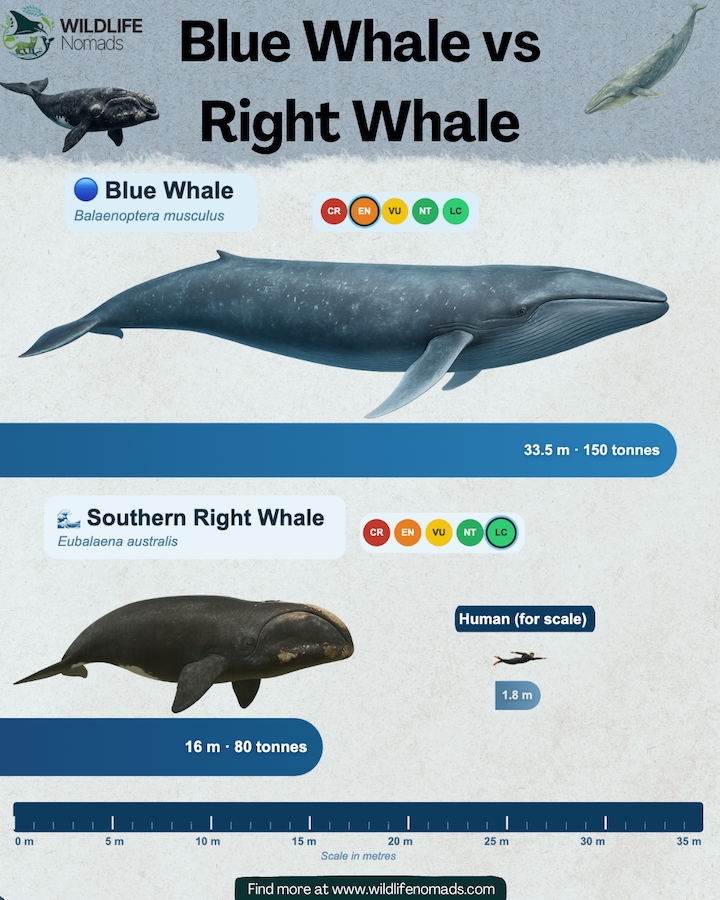 Blue-Whale-vs-Right-Whale-infographic.webp Blue Whale vsRight Whale infographic showing the comparison