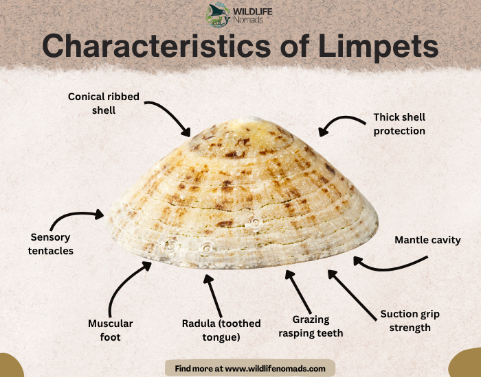 Characteristics-of-Limpets.webp Characteristics of Limpets infographic