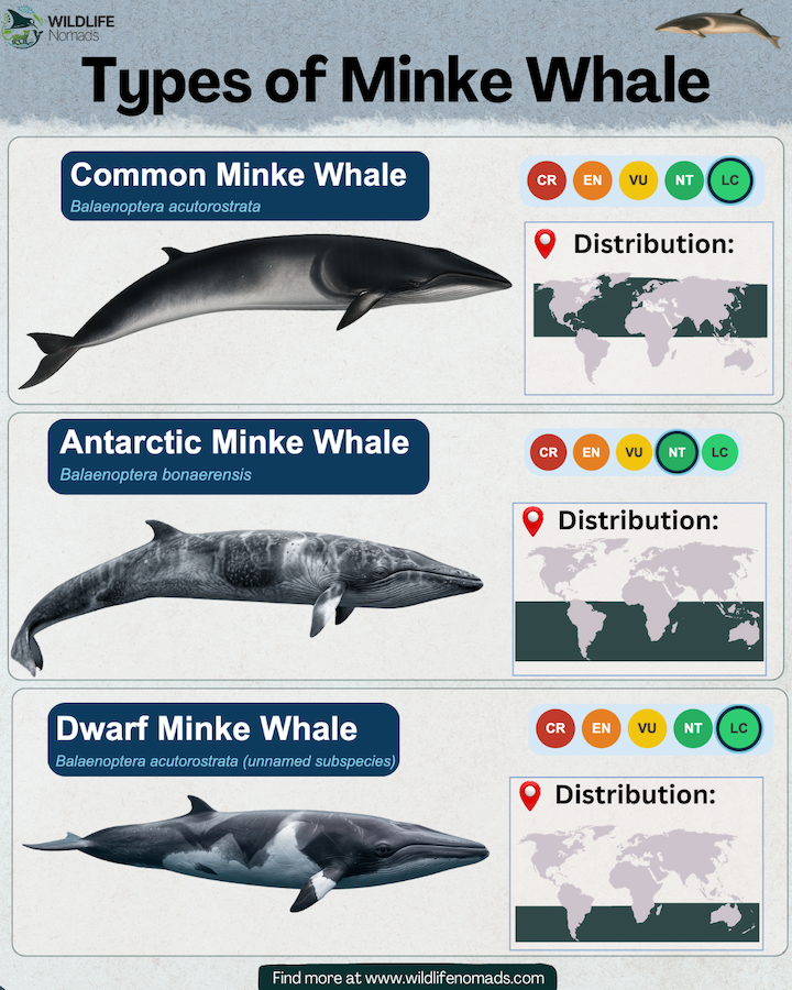 Types-of-Minke-Whale.webp Types of Minke Whale infographic