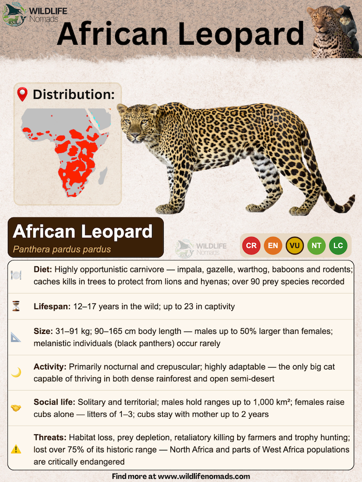 african-leopard-species-profile.webp African Leopard species profile