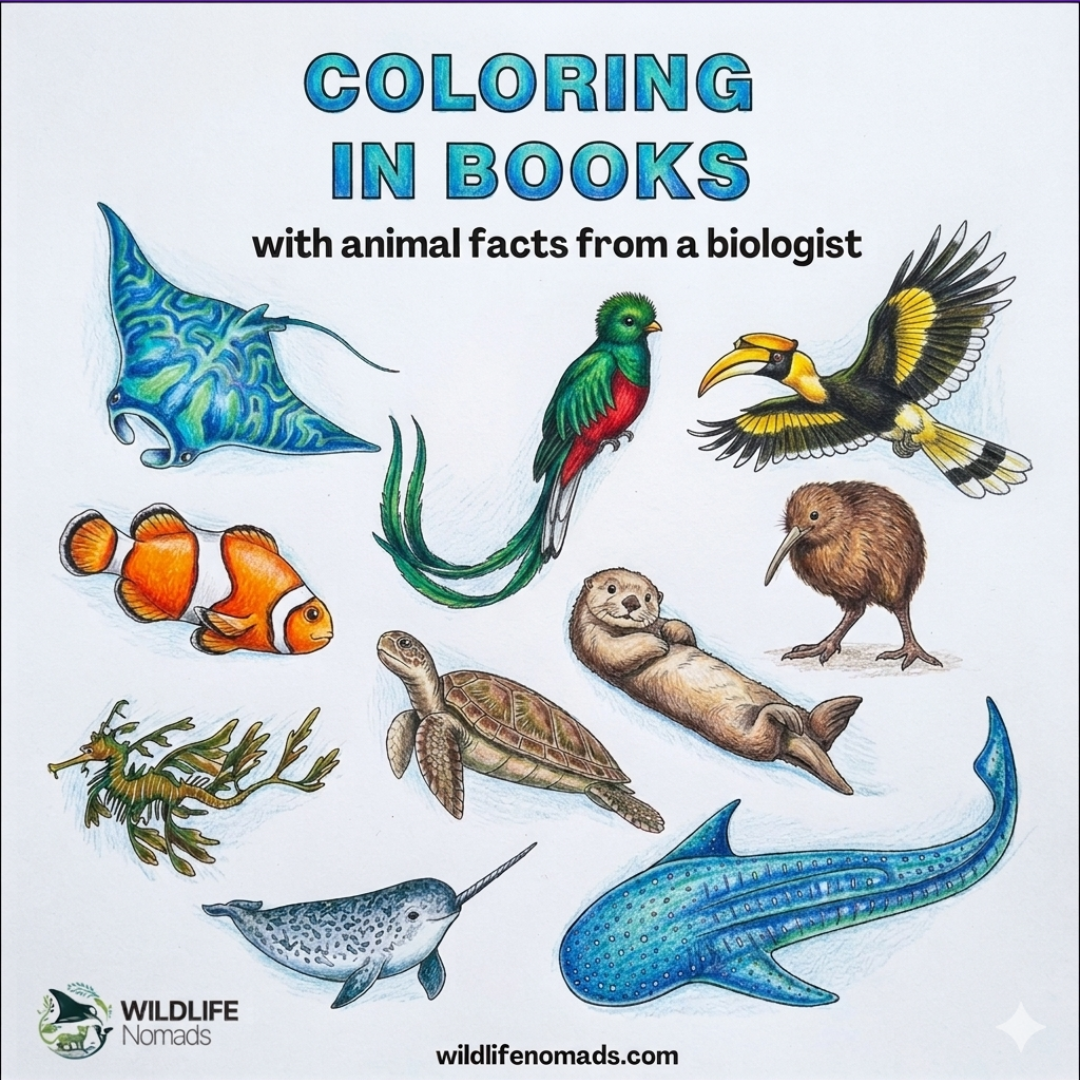 Animal coloring books — printable PDF