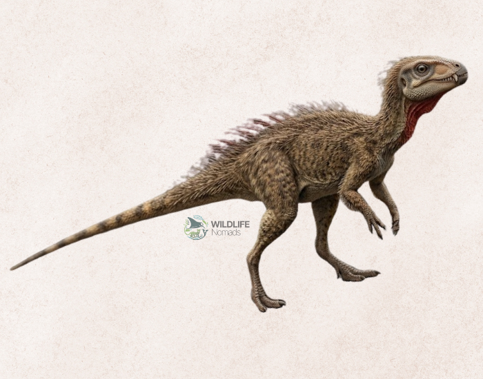 a digital illustration of the small dinosaur Fruitadens haagarorum