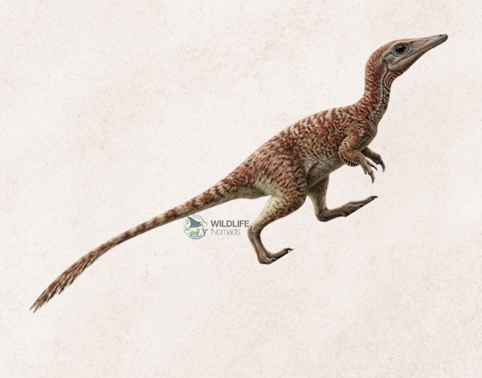 a digital illustration of an Shuvuuia deserti