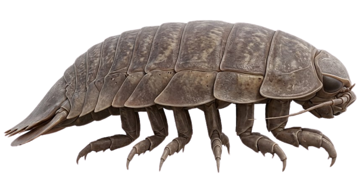 Giant isopod, one of the species on the deep sea dive
