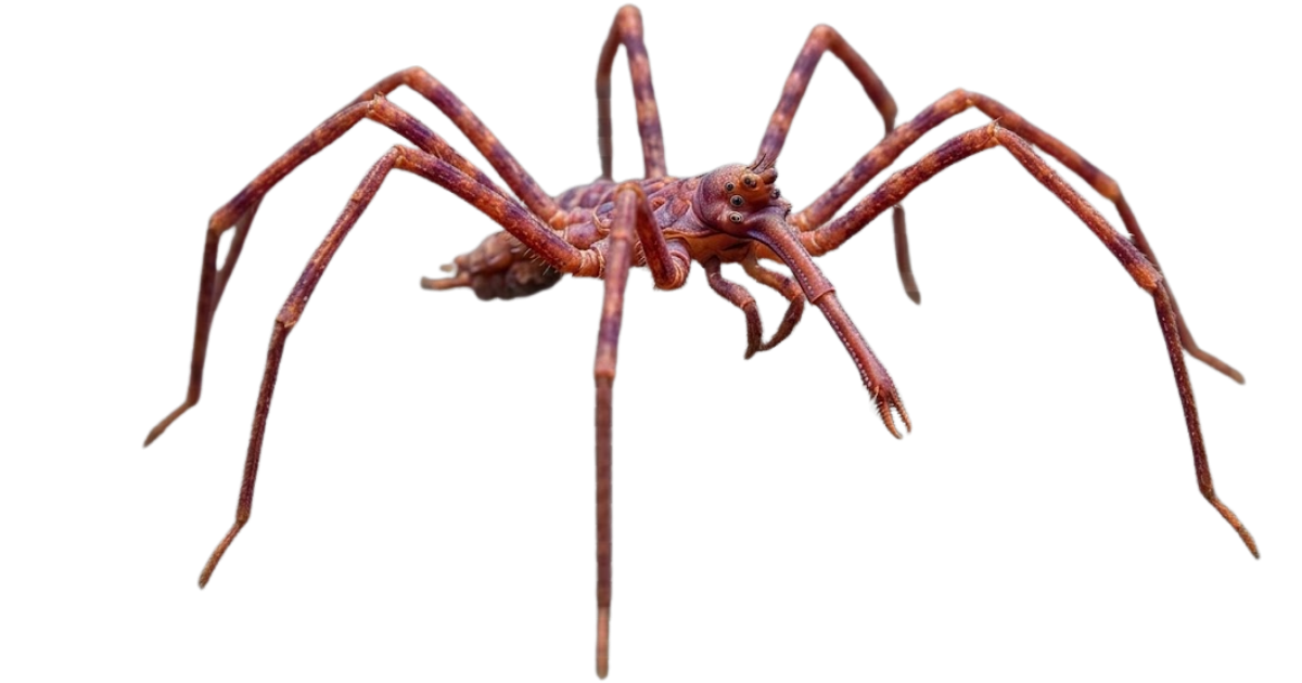 Giant sea spider, one of the species on the deep sea dive
