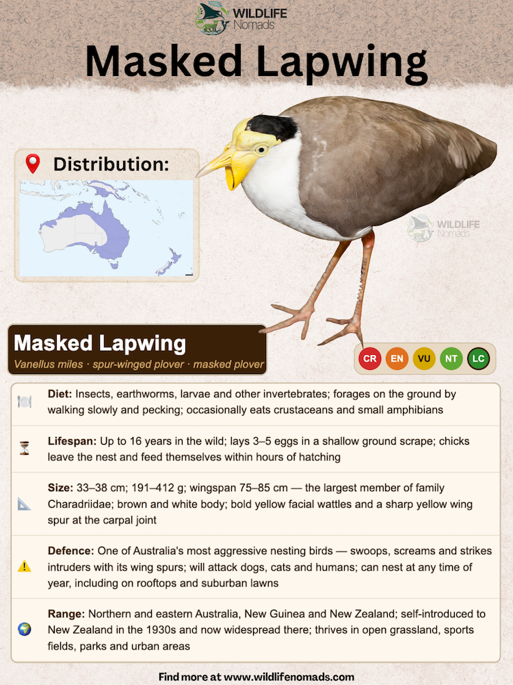 a card species profile of a Wildlife Nomads describing biology information like distribution or diet