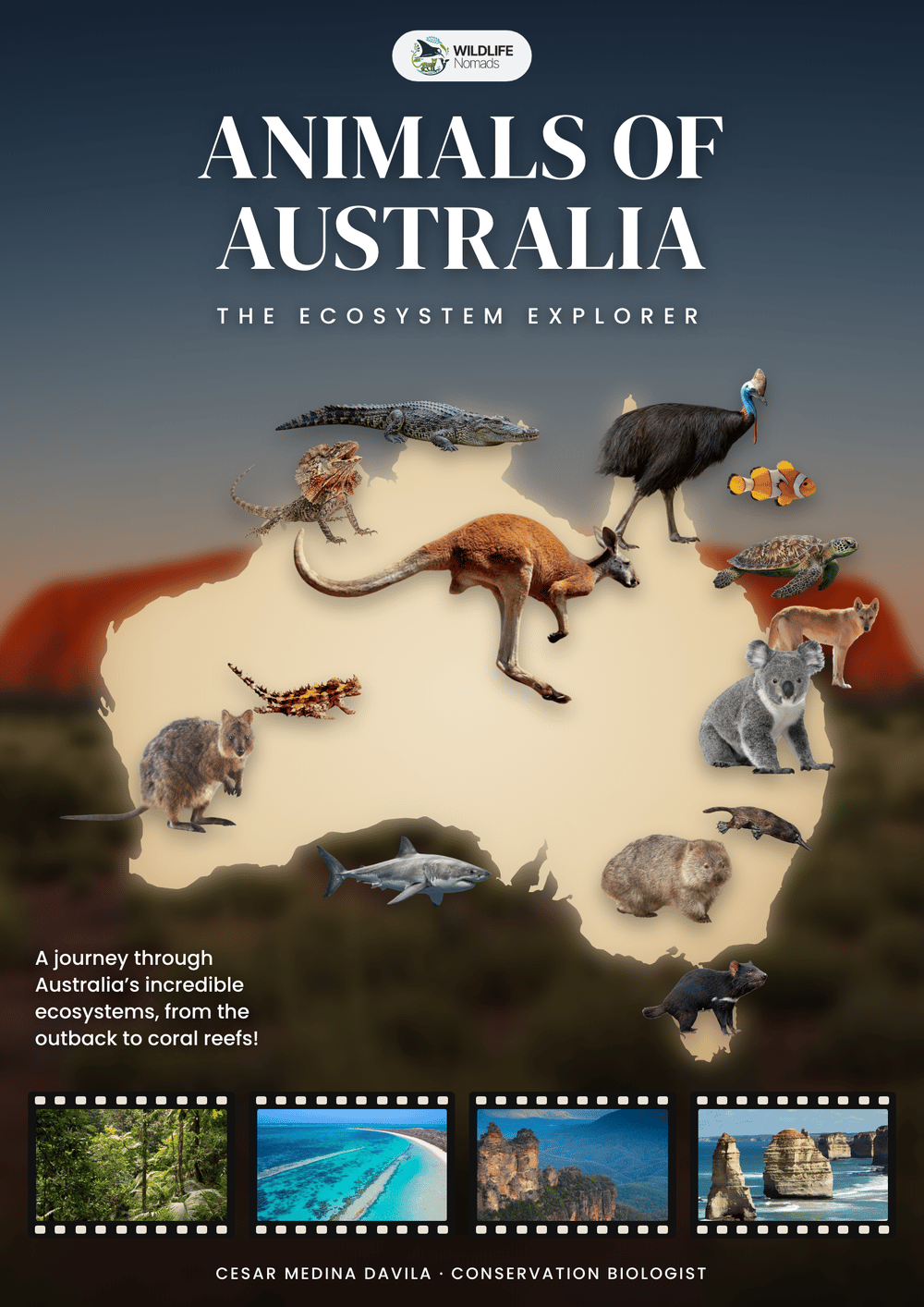 Animals of Australia: The Ecosystem Explorer e-book cover