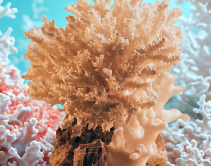 a sponge underwater