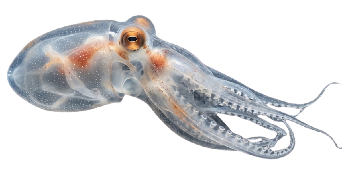 Telescope octopus, one of the species on the deep sea dive